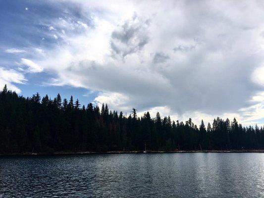 Beautiful Pinecrest lake has boat rentals and kayaks.  Soak up nature!