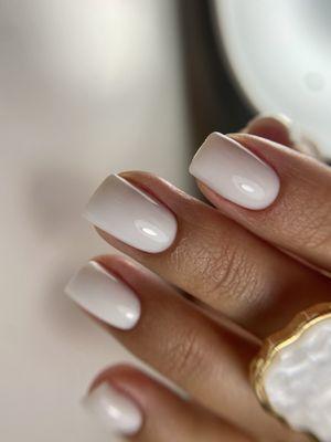 E-file Hard Gel Manicure was done at Nail Salon Marafet Studio Chicago. location: 3234 N Central Ave unit 103