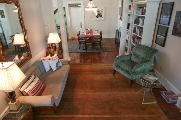 Living and Dining rooms at Westcott House