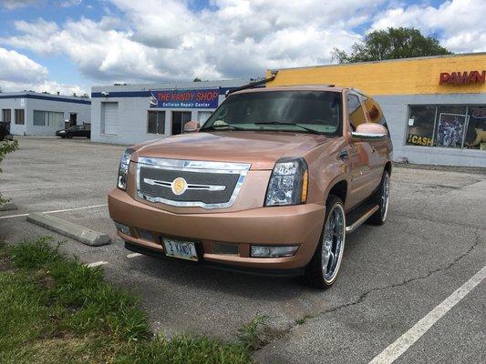 1993 Chevy blazer converted to 2014 escalade. Only one in the Midwest. We built this