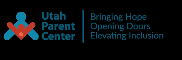 Utah Parent Center Logo and Tagline