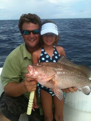 Little girl, BIG fish!