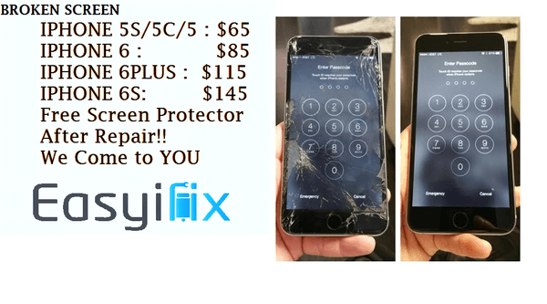 Full iPhone repair. We go to any place of your convenience to fix your phone.