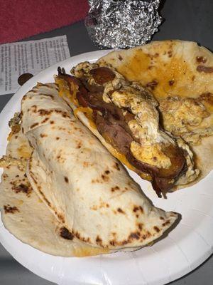 Breakfast tacos...