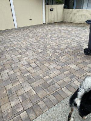 Paver driveway