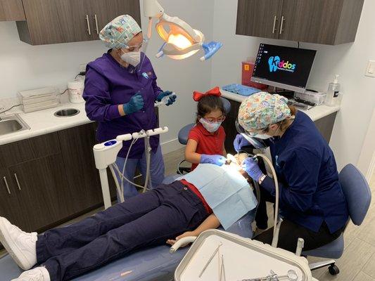 We specialize in children, and your little ones will be seen by a real Pediatric Dentist