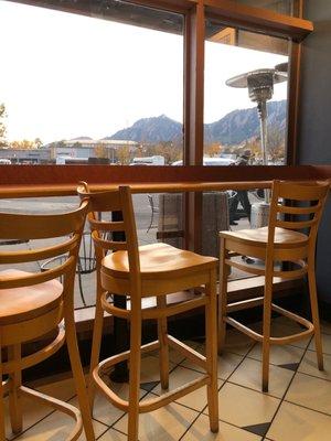 View of the flatirons