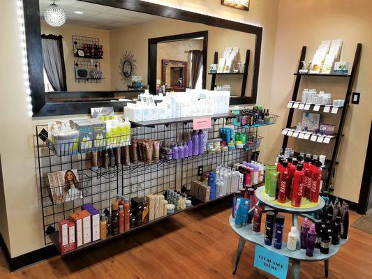 We have a huge selection of products within our salon!