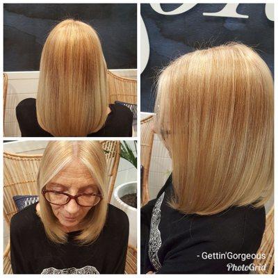 Color correction and root touch up