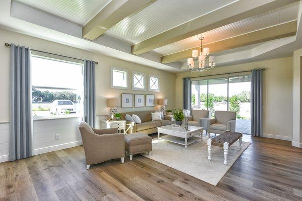 Living room hardwood floors