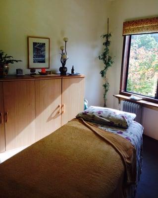 Our serene treatment room