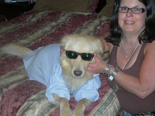 Jack sporting cool shades.