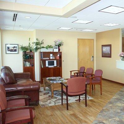 Waiting area and entrance at Wasilla dentist, Alaska Center for Dentistry, PC