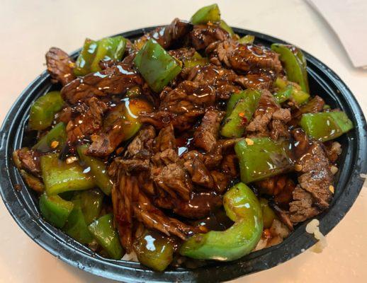 Spicy Pepper Steak bowl