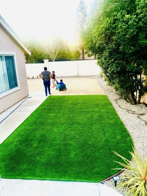 AFTER: Backyard Turf