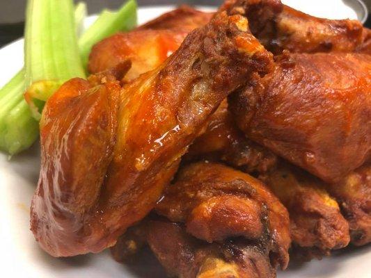 Enjoy juicy and flavorful wings with your beer!