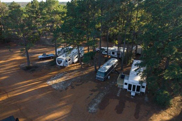 RVs in Bastrop, Texas