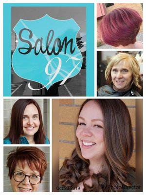 Beautiful clients! Beautiful hair! By Bonnie, Emily and Paula