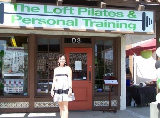 Andra Carter at the grand opening of The Loft Pilates & Personal Training