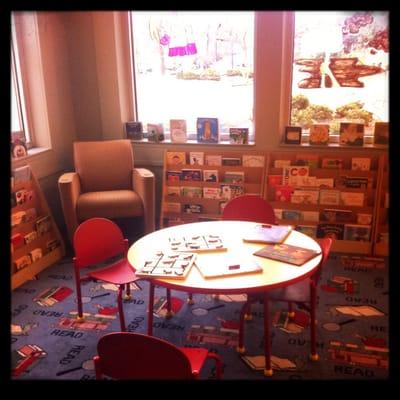 Great kids section, baby books, toddler books, games, puzzles, and more, they have it all.