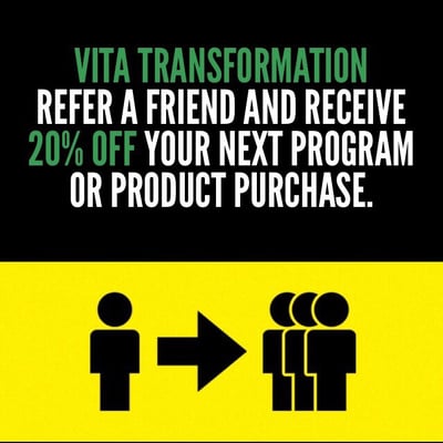 Refer a friend and receive discounts on your next purchase.