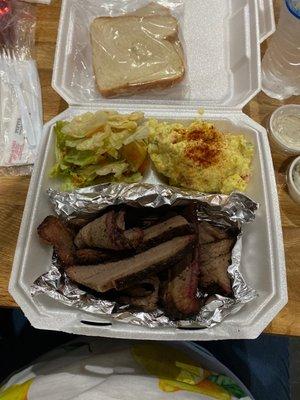 Lean brisket plate