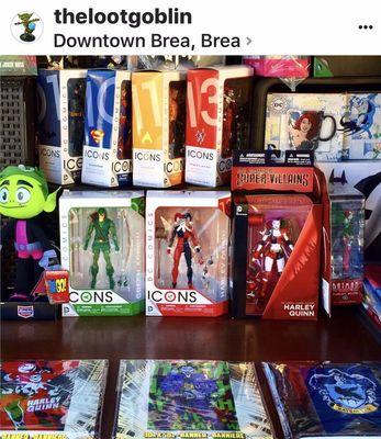 #thelootgoblin always has a large assortment of Comic related merchandise - Action Figures, Funko Pops, Plush and mugs, etc.