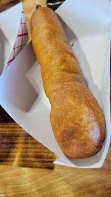 Greatest footlong corn dog from The Corndog Co.