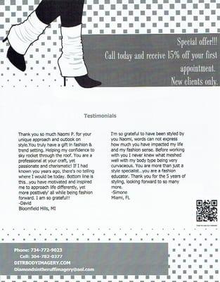 Flyer backside