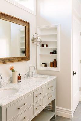 Greenwich Bathroom Remodel. Photo courtesy of Hannah Collins Designs