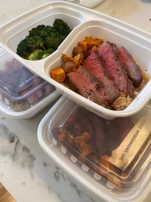 Marinated flank steak