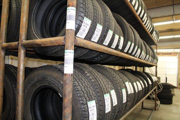 Over 2000 gently used tires at amazing prices!