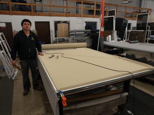 Manufacturing custom screens