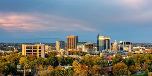 Boise in the Fall.