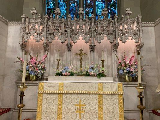 Altar at Easter