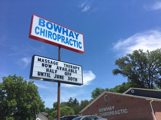 2020 Bowhay Chiropractic (new location signage)