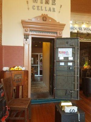 Original bank vault door