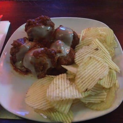 Their meatballs are the best and the bartender colleen serves them with such a smile!