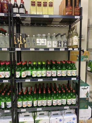 Soju flavors and Japanese alcohol