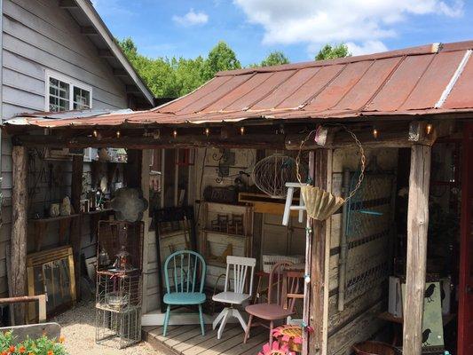 Antiques in the front porch