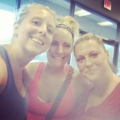 Me and my girls finishing the WOD at CrossFit Unwavering