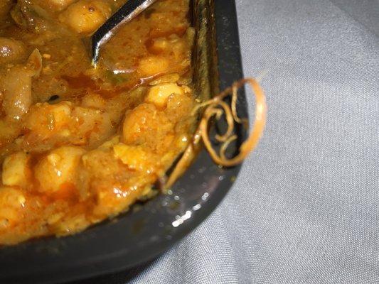 Chana masala - not sure what that is I found in the curry