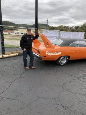 Kiss with one of his favorite cars