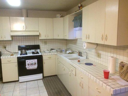 Old Sear steel kitchen  1950 Before