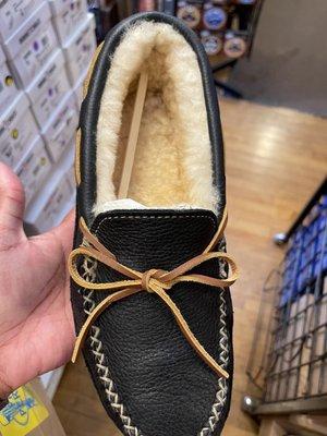 They have a really large collection of Minnetonka moccasins.