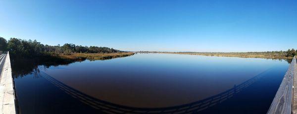 Panoramic view of the river