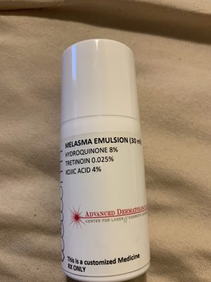 Dermatology cream - Melasma Emulsion