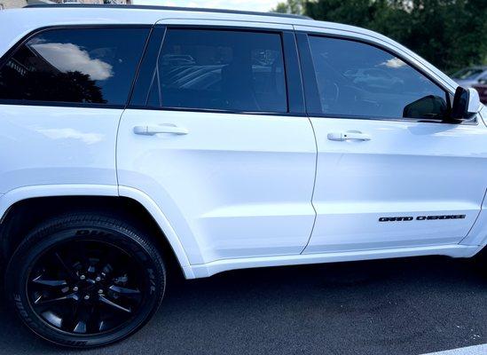 Tinted front windows for my 2019 Cherokee.