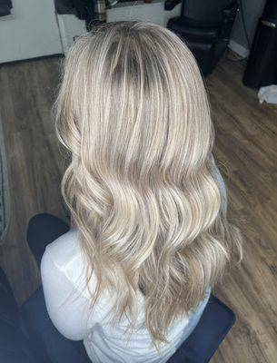 Full blonding by Sarah.