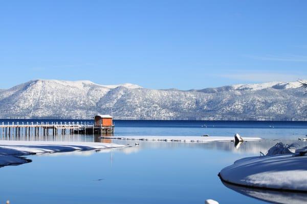 Lake Tahoe across the street from West Lake Properties!